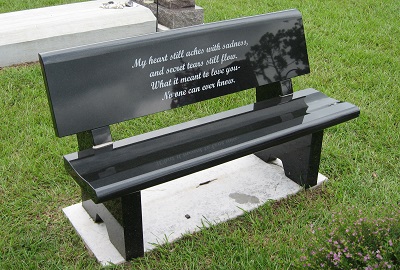 black bench